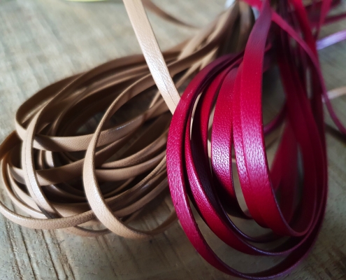 flat leather strips for sandals
