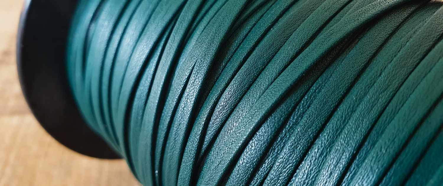 flat leather cord