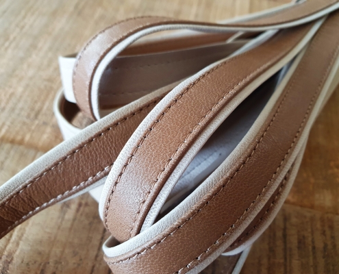 folded leather strap