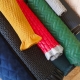 leather and synthetic quilting
