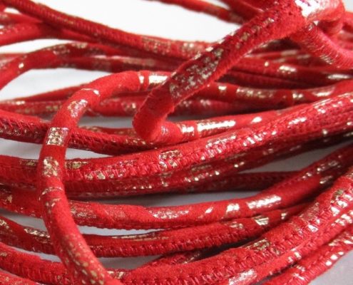 Red Leather Strings